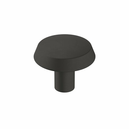 AMEROCK Premise 1-1/4 in 32 mm Diameter Matte Black Cabinet Knob BP36843FB